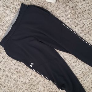 Under Armour Track Pants, Size M, 100% polyester